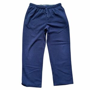 Navy Blue Fleece Lounge Pants, Size L